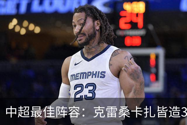 中超最佳阵容：克雷桑卡扎皆造3球 安以恩助辽足保级